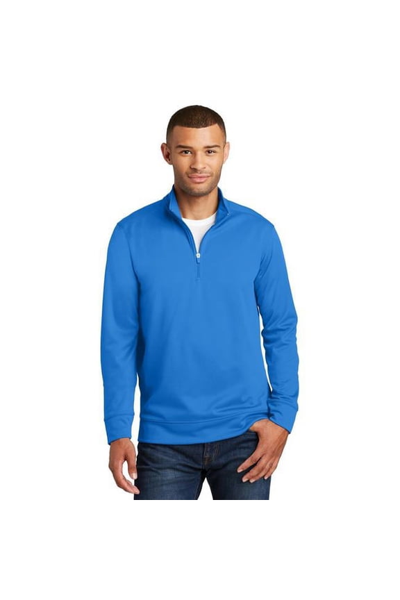 Port 1235053 Performance Fleece 1 by 4-Zip Pullover Sweatshirt, Royal - 4XL