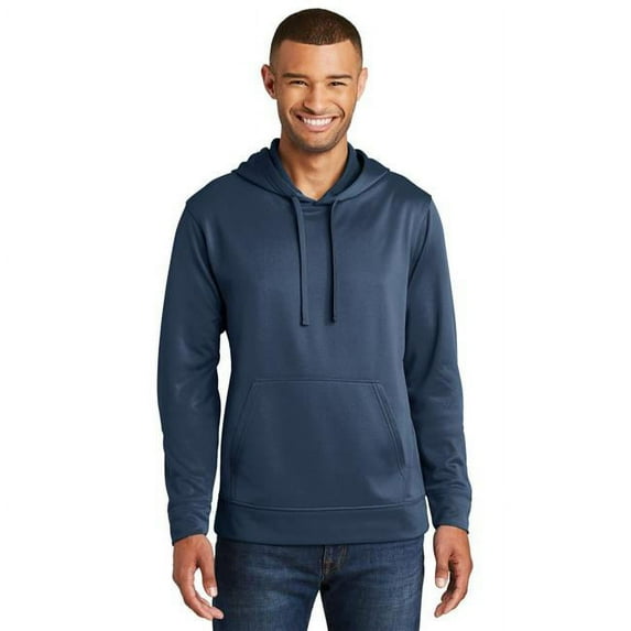 Port 1235191 Performance Fleece Pullover Hooded Sweatshirt, Deep Navy - 2XL