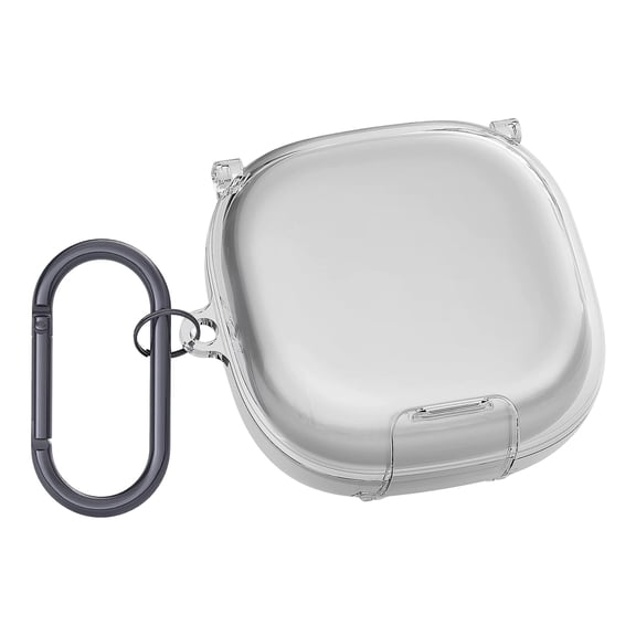 Port Access Earbud Charging Case Cover, TPU Shell, Carabiner Clip, Fold-Out Phone Stand for Gym Bag Carry Daily