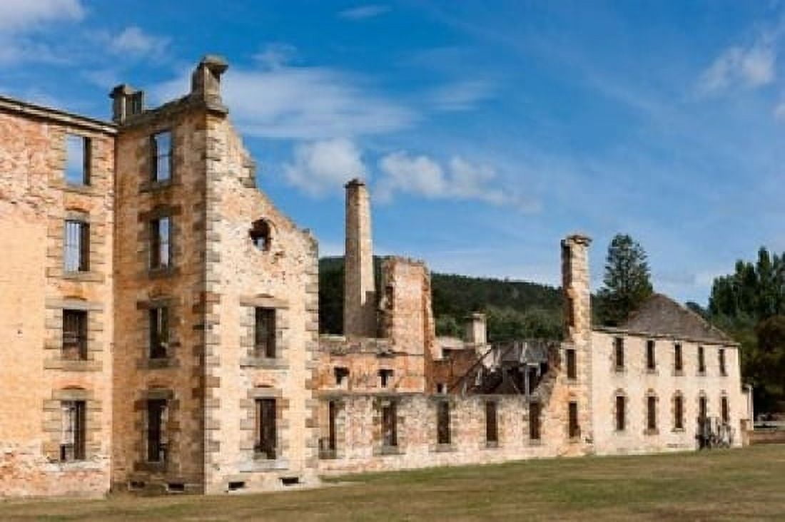 Port Arthur historic penitentiary Australia Canvas Art - Martin Zwick DanitaDelimont (36 x 24)