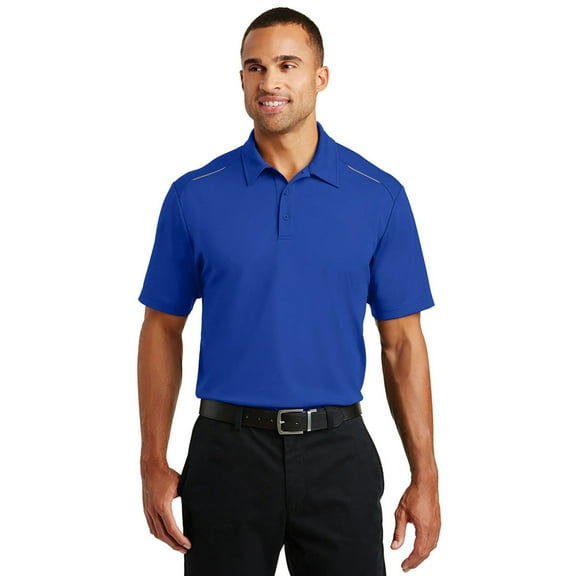 Port Authority 1139971 Mens Pinpoint Mesh Polo, True Royal - Extra Small
