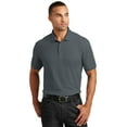 thumbnail image 1 of Port Authority 1143414 Mens Core Classic Pique Polo Shirt, Graphite - 5XL, 1 of 6