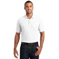 thumbnail image 1 of Port Authority 1145392 Mens Core Classic Pique Pocket Polo, White - Small, 1 of 6