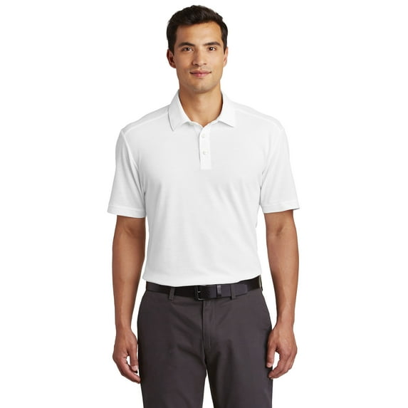 Port Authority 1235661 Men Coastal Cotton Blend Polo Shirt, White - 2XL