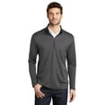 thumbnail image 1 of Port Authority ® Silk Touch  Performance 1/4-Zip K584 - Steel Grey/ Black Size S, 1 of 7
