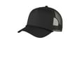 thumbnail image 1 of Port Authority 5 Panel Snapback Cap-One Size (Black), 1 of 2