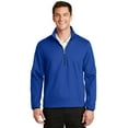 thumbnail image 1 of Port Authority Active 1/2 Zip Soft Shell Jacket-4XL (True Royal), 1 of 6
