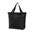 thumbnail image 1 of Port Authority Adult Female Plain Tote Cooler Bag Black/Black One Size Fits All, 1 of 3