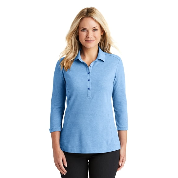Port Authority Womens Coastal Cotton Blend Polo (LK581) -Moonlight -XL