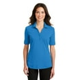 thumbnail image 1 of Port Authority Adult Female Women Plain Polo Brilliant Blue 3X-Large, 1 of 6