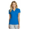 thumbnail image 1 of Port Authority Adult Female Women Plain Short Sleeves Polo Skydiver Blue X-Small, 1 of 6