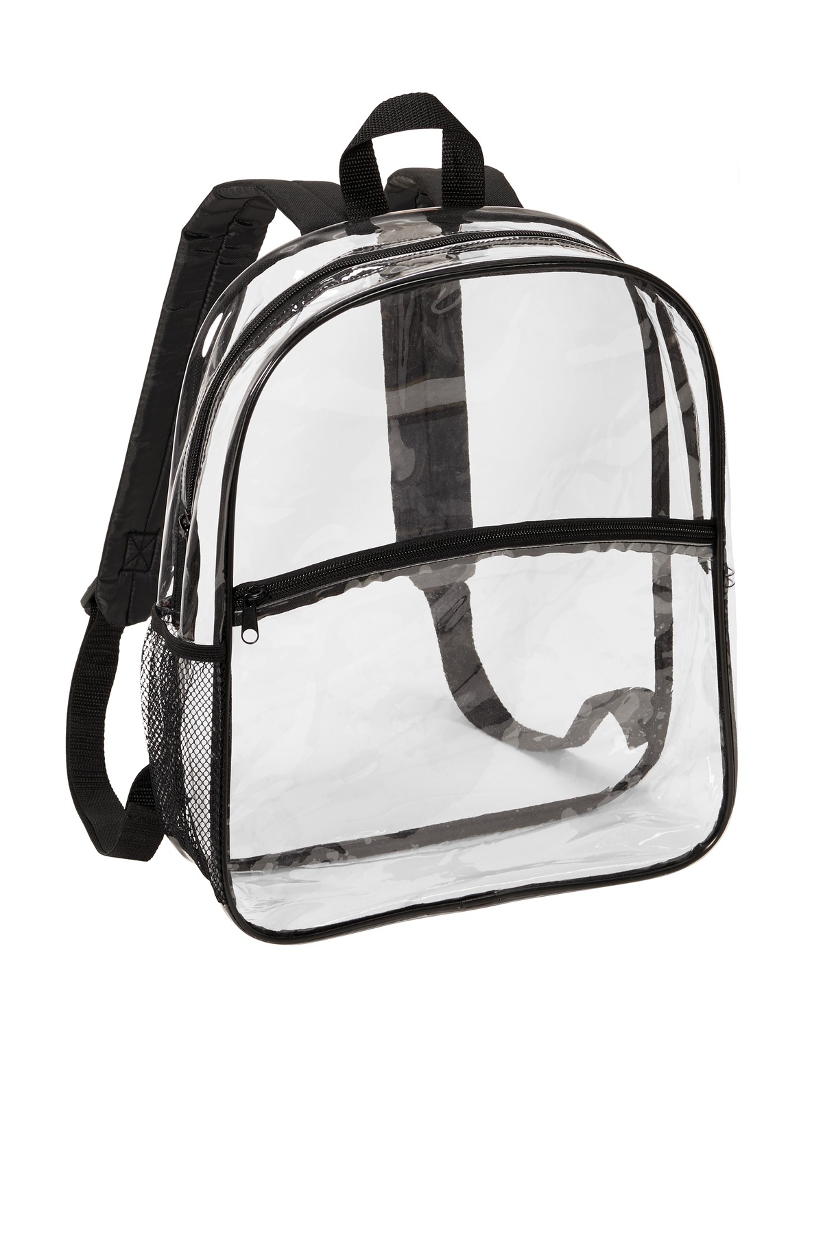 Port Authority Adult Unisex Clear Backpack Clear/Black One Size Fits All - image 1 of 3
