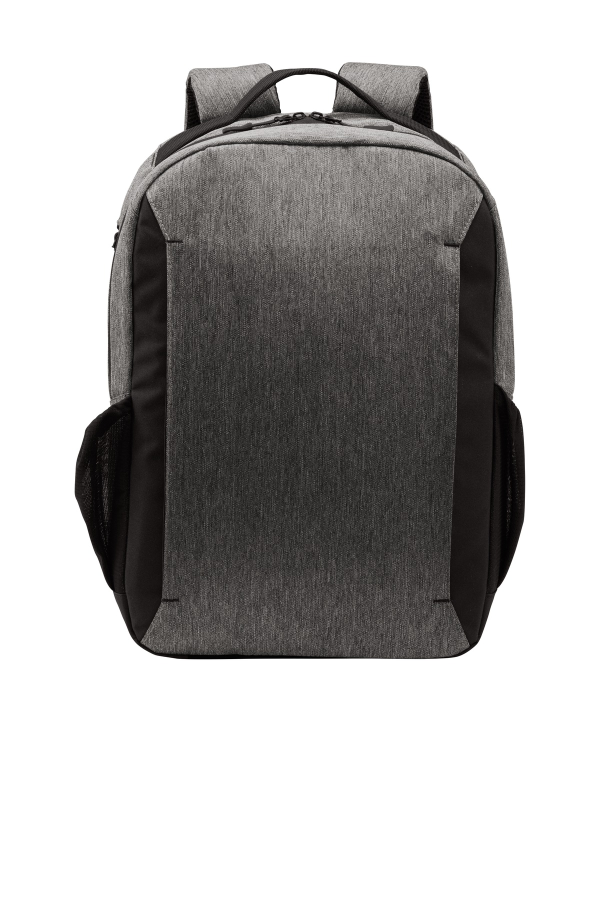 Port Authority Adult Unisex Plain Backpack Grey Heather One Size Fits All - image 1 of 3