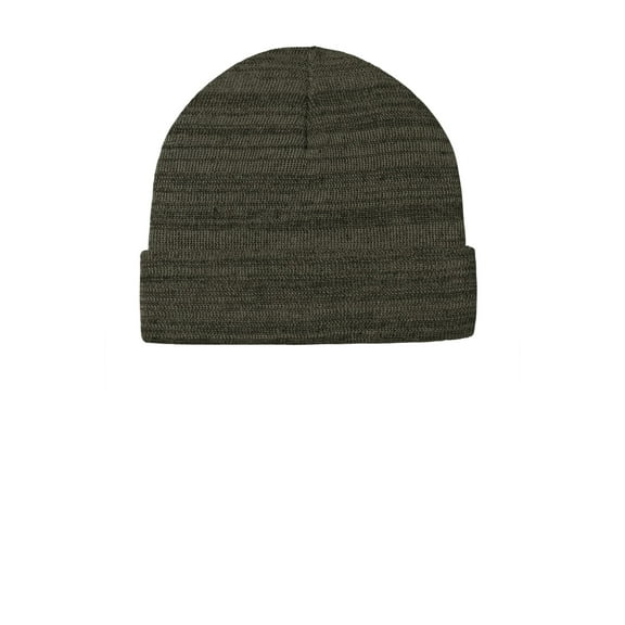Port Authority Adult Unisex Plain Beanie Olive Green He One Size Fits All