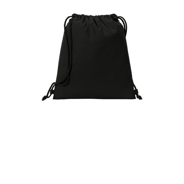 Port Authority Adult Unisex Plain Cinch Pack Bag Black One Size Fits All