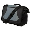 thumbnail image 1 of Port Authority Adult Unisex Plain Midcity Messenger Dk. Grey/Black One Size Fits All, 1 of 2
