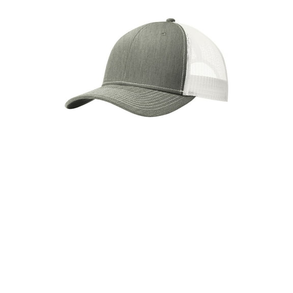 Port Authority Adult Unisex Regular Mesh Cap Hthr Gry/White One Size Fits All