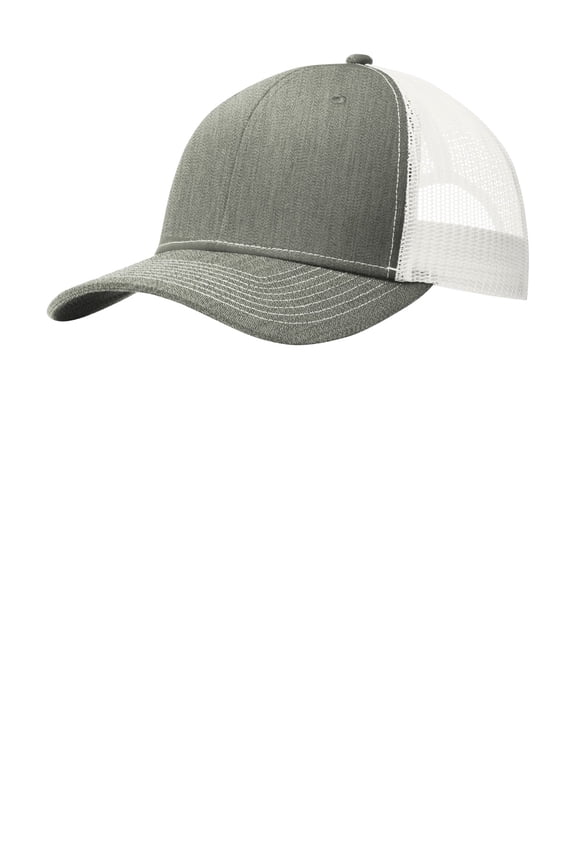 Adult Unisex Regular Mesh Cap Hthr Gry/White One Size Fits All