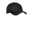 thumbnail image 1 of Port Authority Adult Unisex Regular Plain Cap Black One Size Fits All, 1 of 4