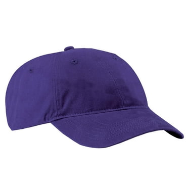 Port Authority Adult Unisex Regular Plain Cap Purple One Size Fits All