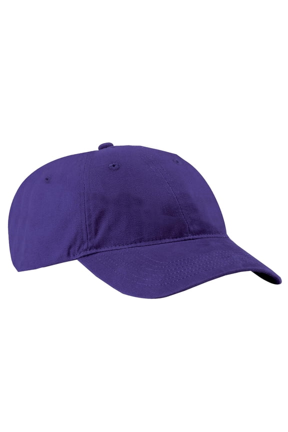 Port Authority Adult Unisex Regular Plain Cap Purple One Size Fits All