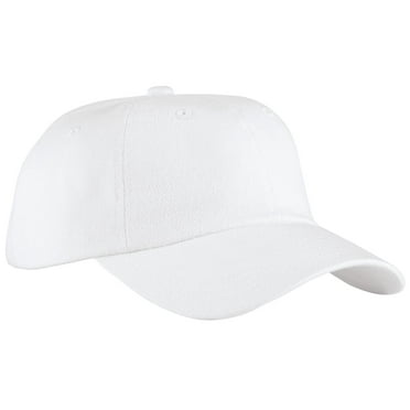 Port Authority Adult Unisex Regular Plain Cap White One Size Fits All