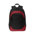 thumbnail image 1 of Port Authority Adult Unisex poly canvas Backpack Rich Red/Black One Size Fits All, 1 of 14