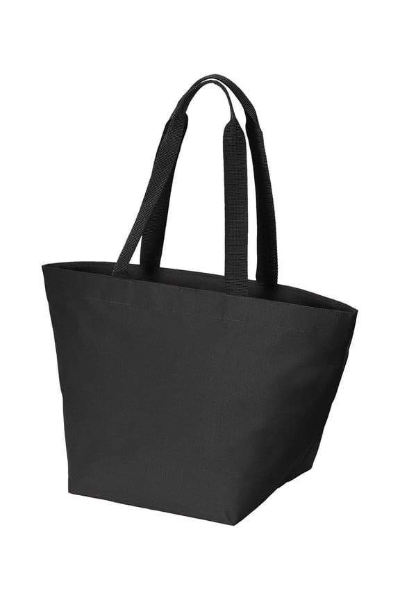 BG409 Carry All Zip Tote, Black/ Black, OSFA
