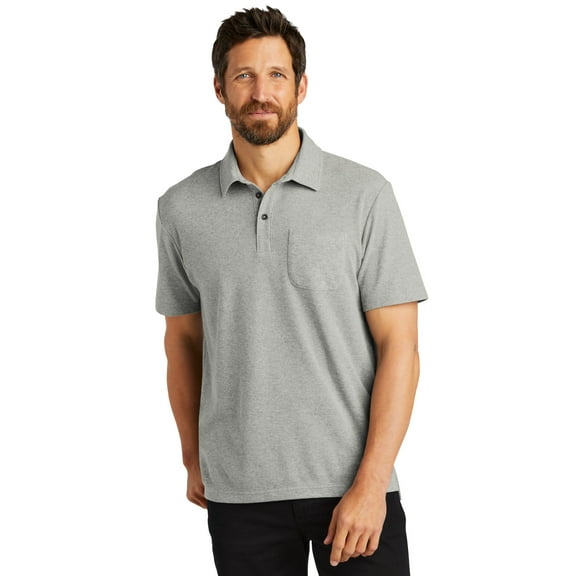 Port Authority C-FREE Cotton Blend Pique Pocket Polo K868
