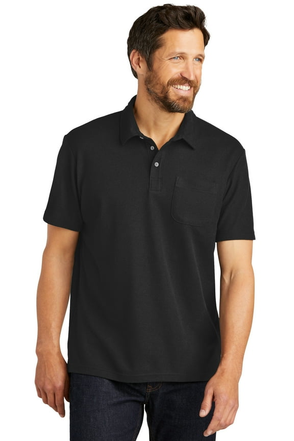 C-FREE Cotton Blend Pique Pocket Polo K868