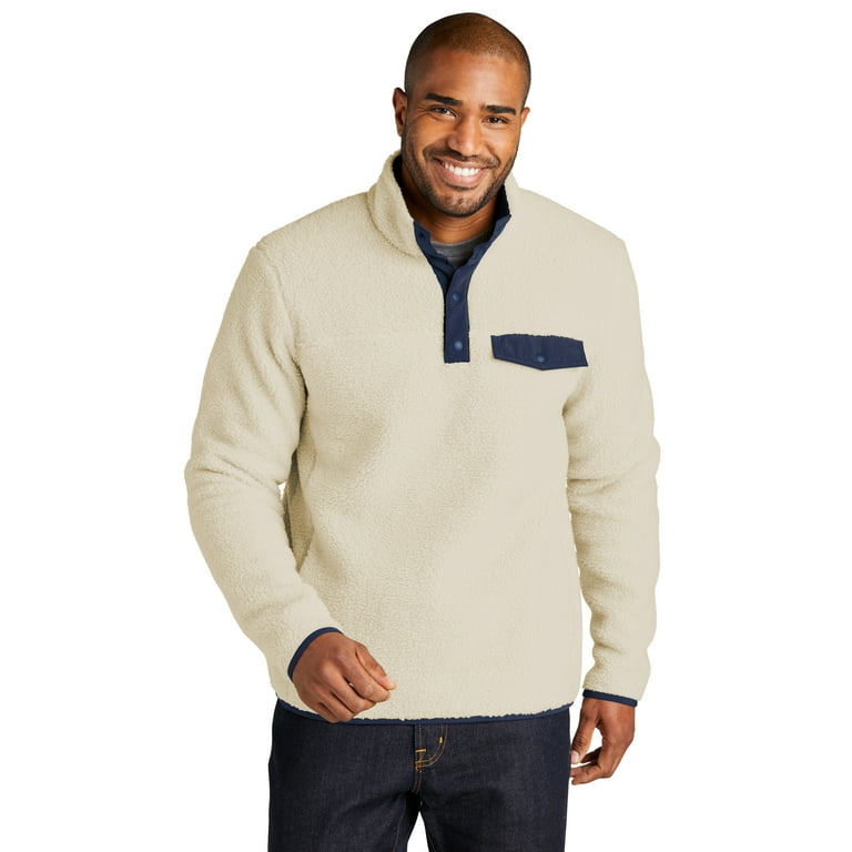 Port Authority Camp Fleece Snap Pullover F140 Walmart