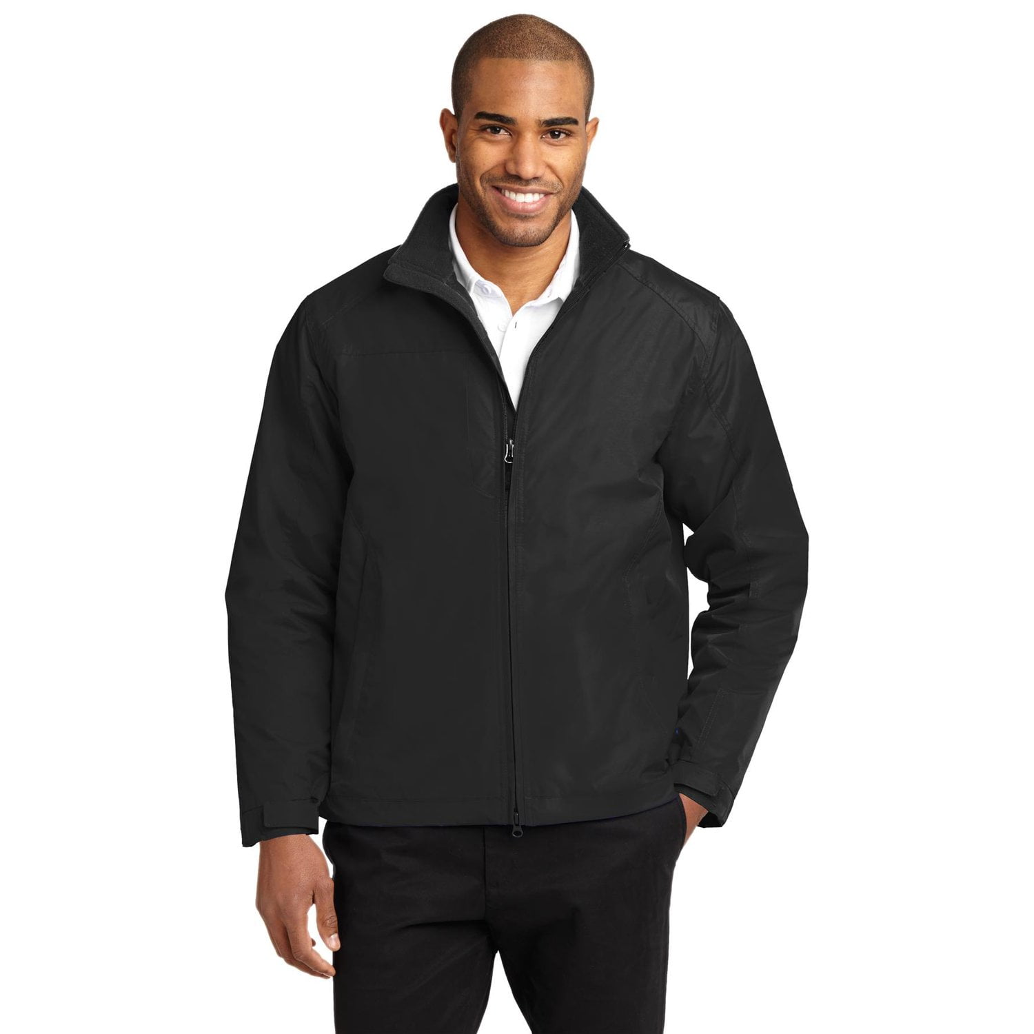 ジャケット・アウター COMFORTABLE REASON23SS Warm Up POJacket Port Authority J123 All-Weather 3-in-1 Jacket - Black | Full