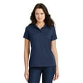 thumbnail image 1 of Port Authority Women's Comfortable Pique Polo Shirt_Navy_X-Small, 1 of 2