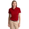 thumbnail image 1 of Port Authority Charcoal Blend Pique Polo (L497) Red, 2XL, 1 of 2