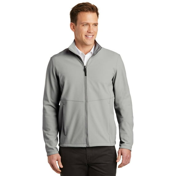 Port Authority J901 Collective Soft Shell Jacket, Gusty Grey, XS