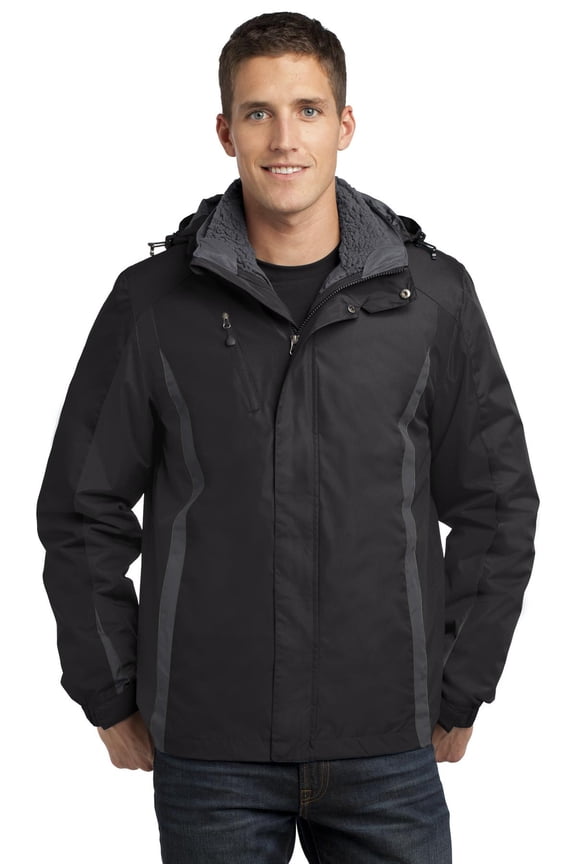 Colorblock 3 in 1 Jacket-XL (Black/ Black/ Magnet Grey)