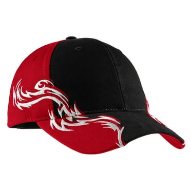Port Authority Colorblock Racing Cap with Flames