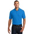 thumbnail image 1 of Port Authority Core Classic Pique Pocket Polo K100p - Coastal Blue - S, 1 of 6