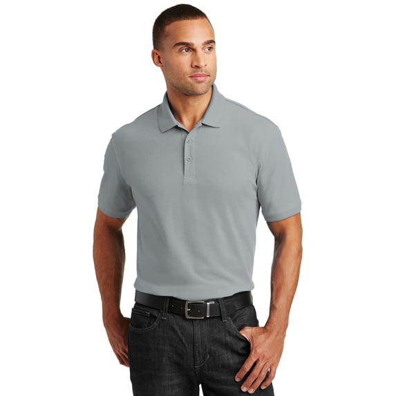 Port Authority Core Classic Pique Polo-5XL (Gusty Grey)