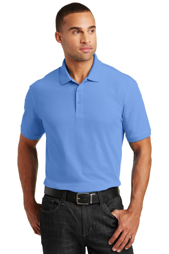 1143134 Core Classic Pique Polo, Carolina Blue - Large