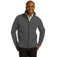 thumbnail image 1 of Port Authority Core Soft Shell Jacket J317 - Black Charcoal Heather - L, 1 of 4