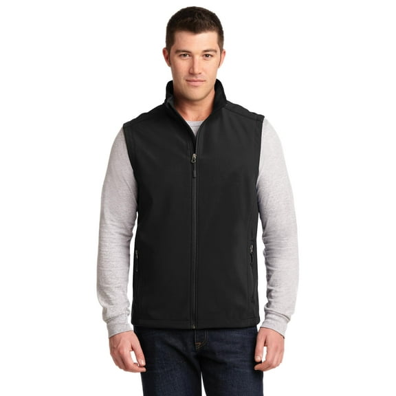 Port Authority Core Soft Shell Vest-L (Black)