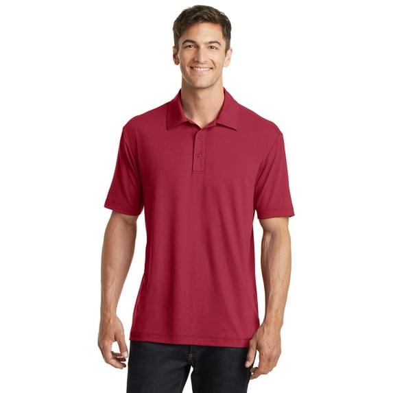 Port Authority Cotton Touch Performance Polo-4XL (Chili Red)