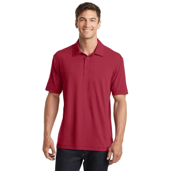 Port Authority Cotton Touch Performance Polo (K568) Chili Red, M
