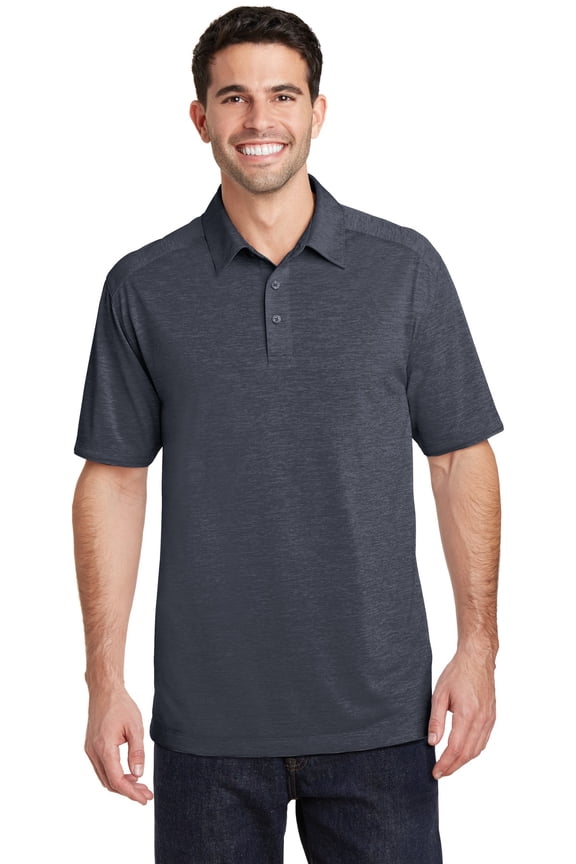 Custom Heather Performance Polo. K574.