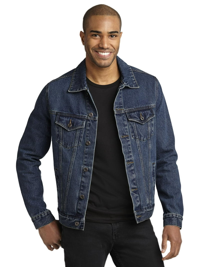 Port Authority Denim Jacket-4XL (Denim Blue) - Walmart.com
