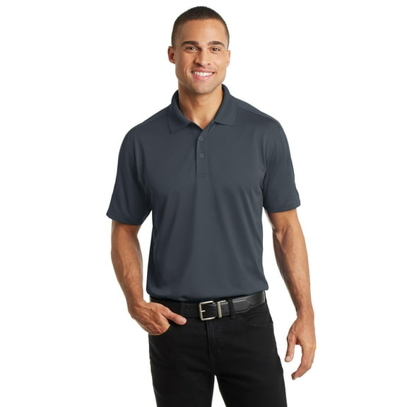 Port Authority Diamond Jacquard Polo-XS (Graphite)