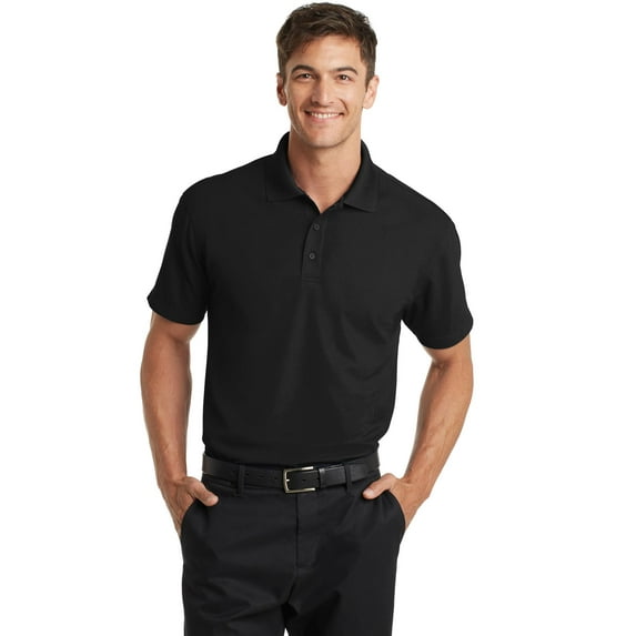 Port Authority Dry Zone Grid Polo K572 - Black - S