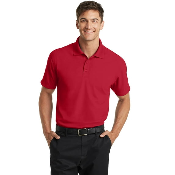 Port Authority Dry Zone Grid Polo. K572 - L Engine Red