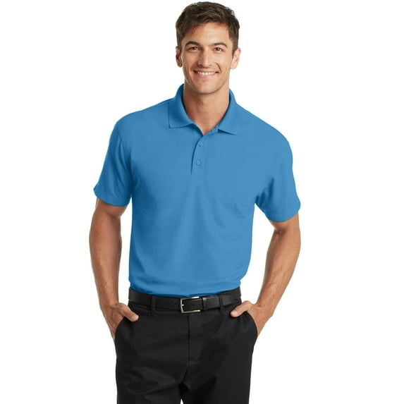 Port Authority Dry Zone Grid Polo-XS (Celadon Blue)